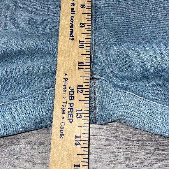 Eileen Fisher Jeans Women’s Plus 16W Wide Leg Cropped Denim Pants Blue Stretch - Picture 10 of 13